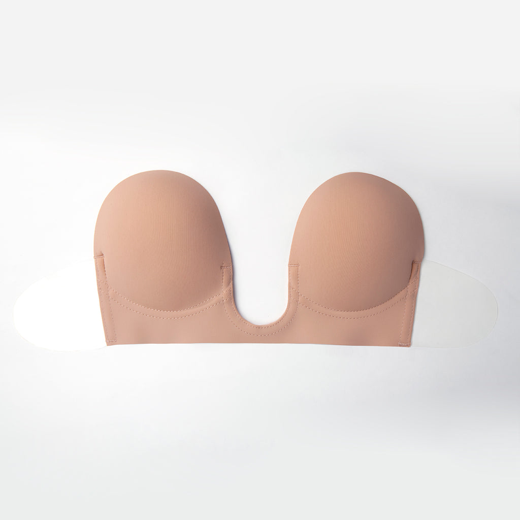 2 Packs Strapless U Plunge V Shape Invisible Push up Sticky Bra – NiceDays  Health