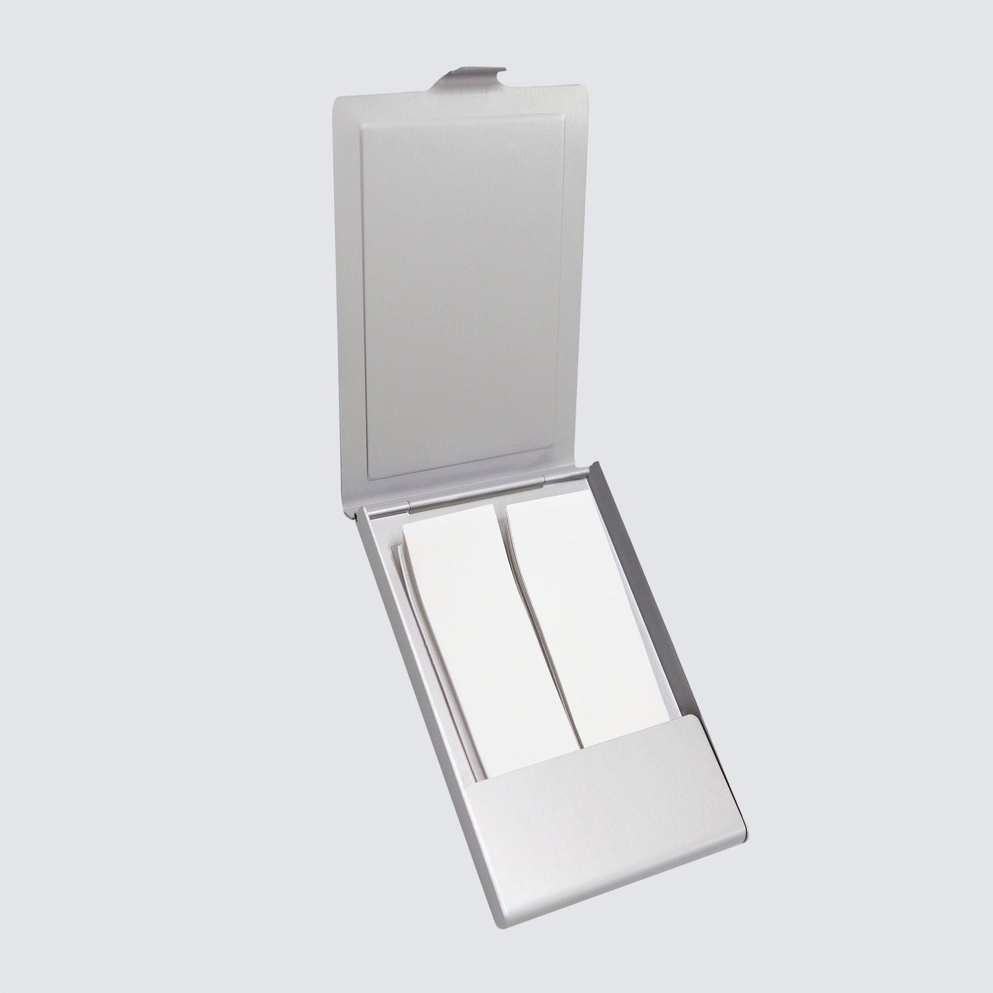 Product image of the tapes to go in their case. The strips are placed in an easy access compartment.